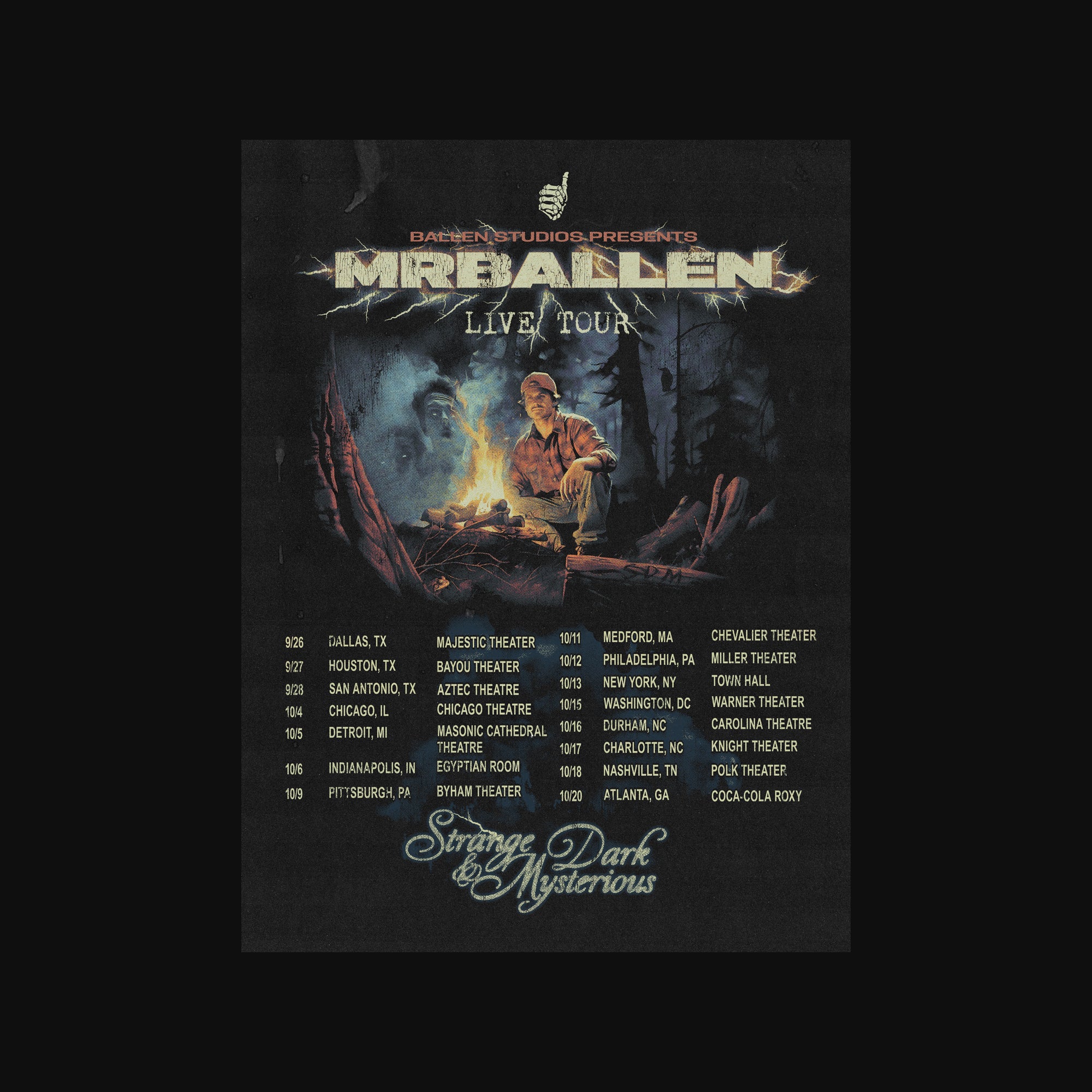 Live Tour Poster