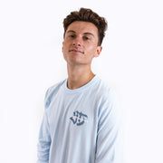 Gothic Logo Light Blue Long Sleeve