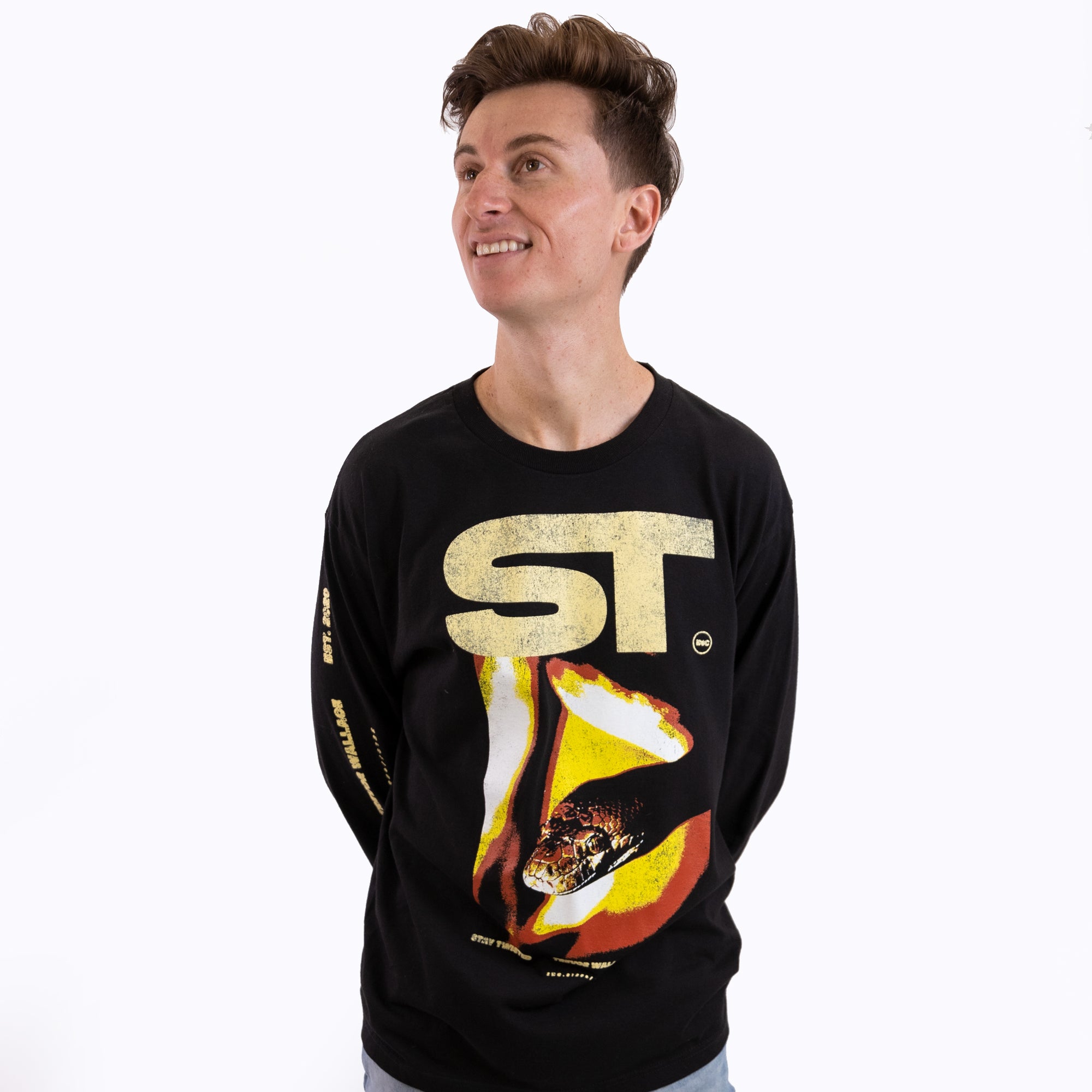 Snake Black Long Sleeve