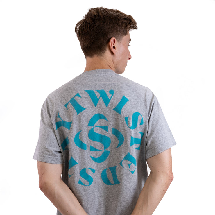 Stay Twisted Heather Grey Tee