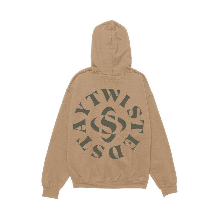 Stay Twisted Sand Hoodie
