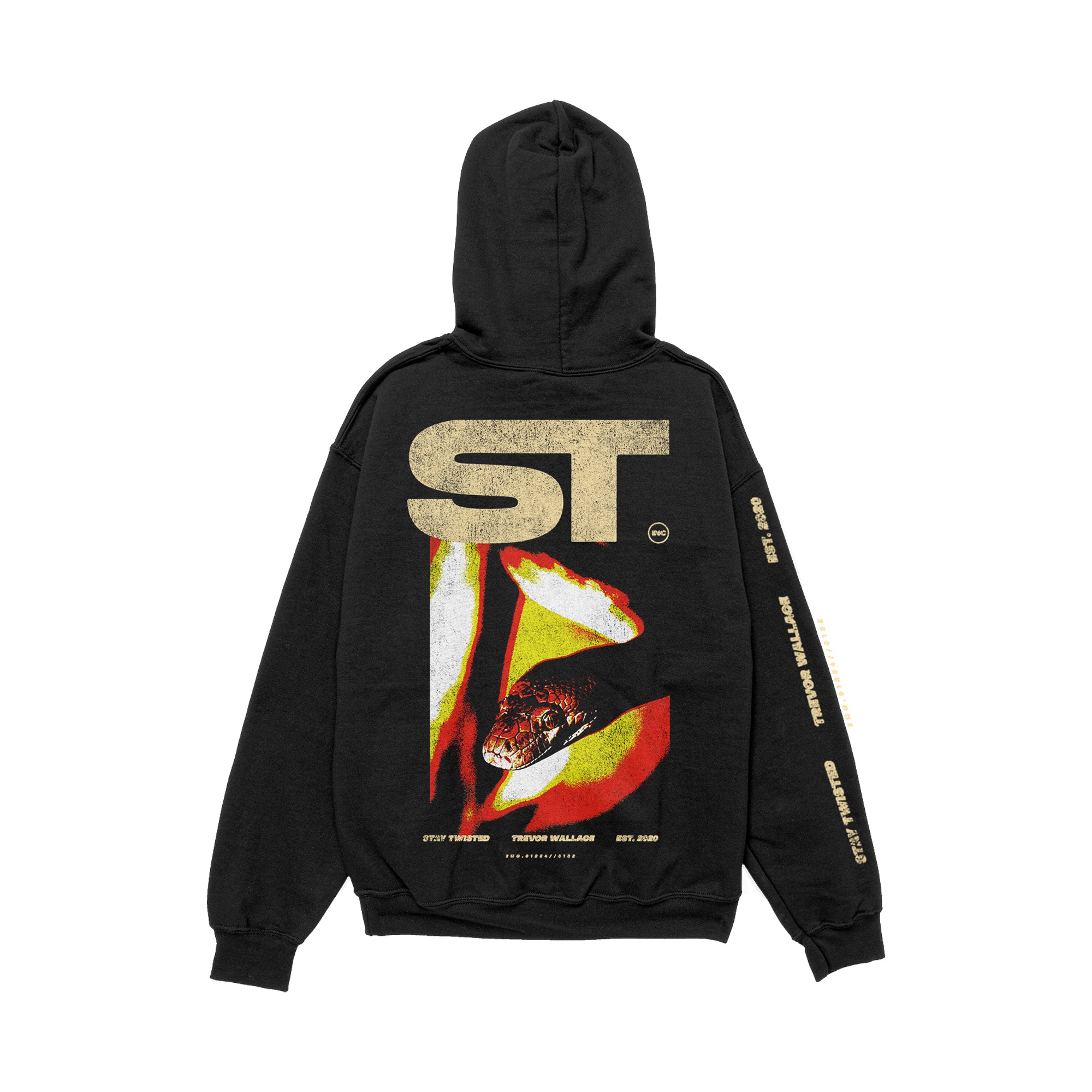 Snake Black Hoodie