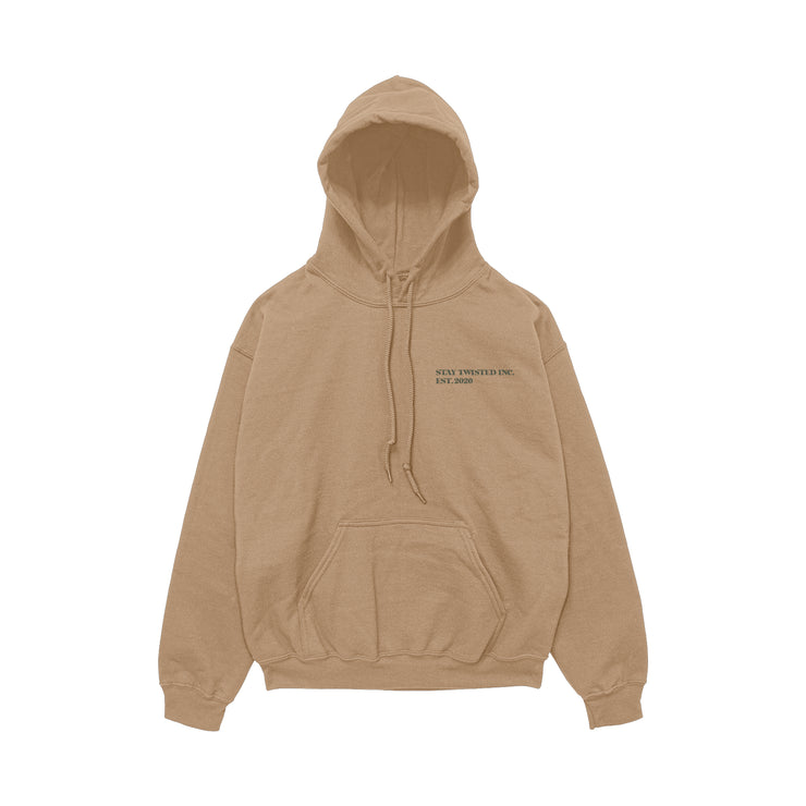 Stay Twisted Sand Hoodie
