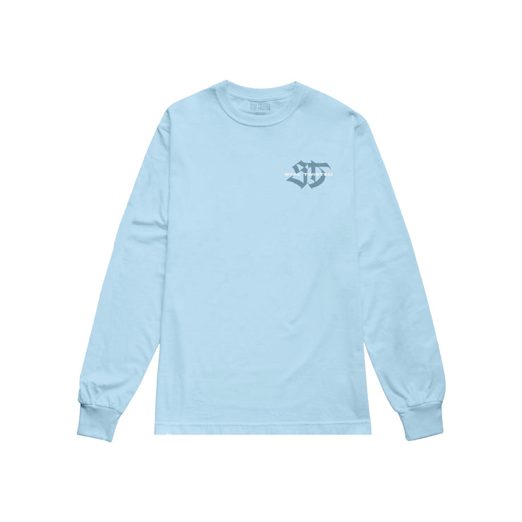 Gothic Logo Light Blue Long Sleeve