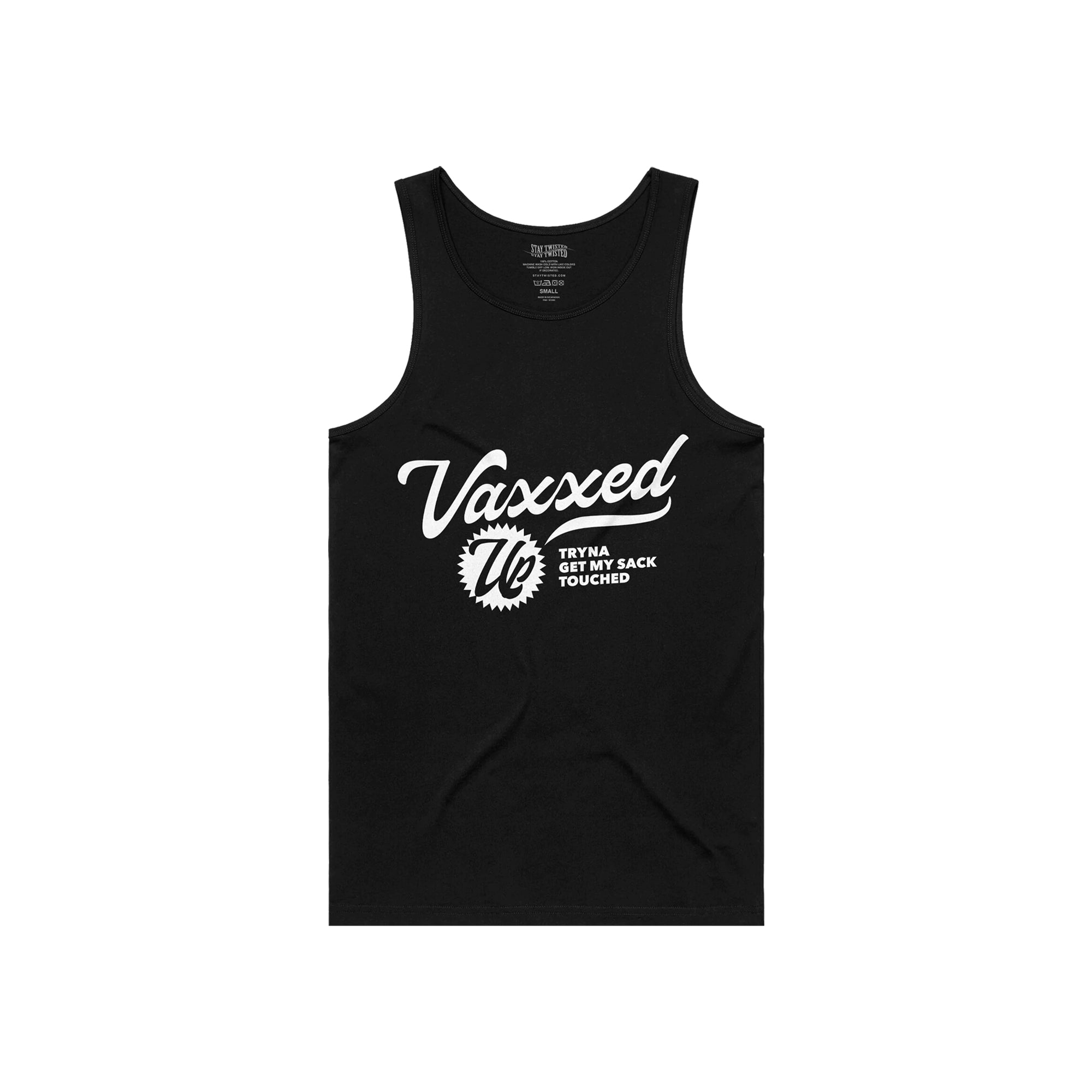 Vaxxed Black Tank