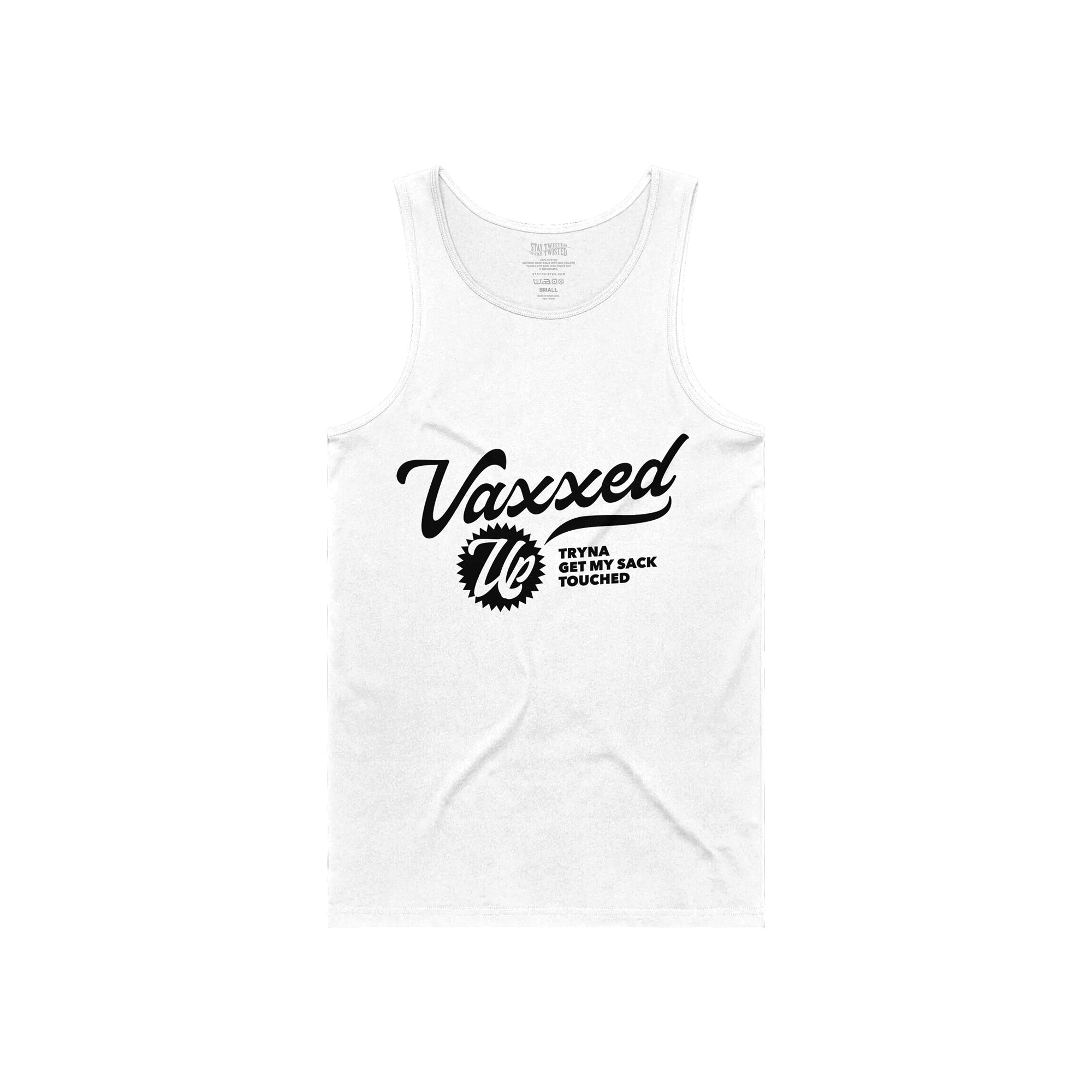 Vaxxed White Tank